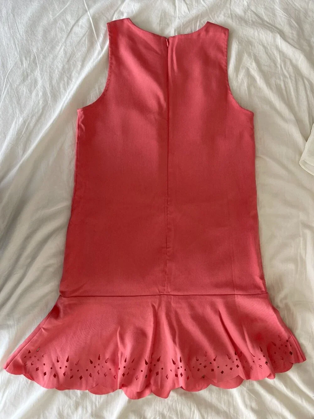 Coral Geometric Cut Out Dress by Loft - Picture 4 of 8